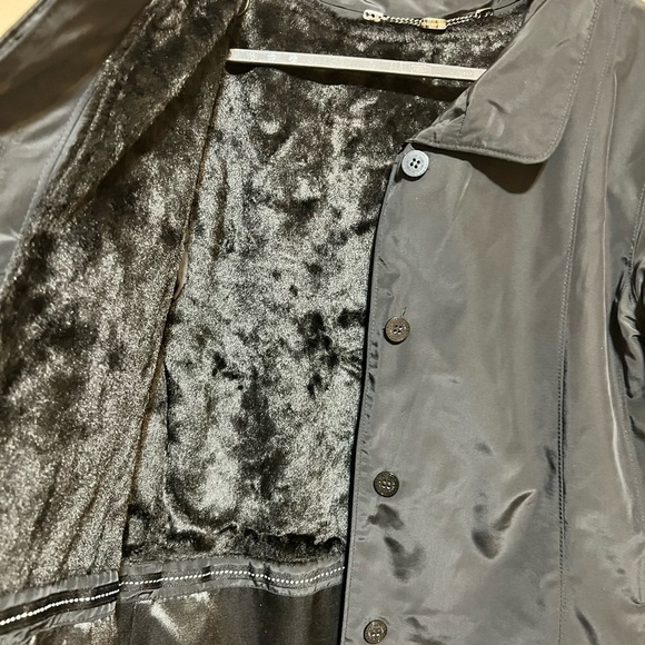 JONES NEW YORK Trench Coat Size M reversible from winter to fall - Picture 6 of 14